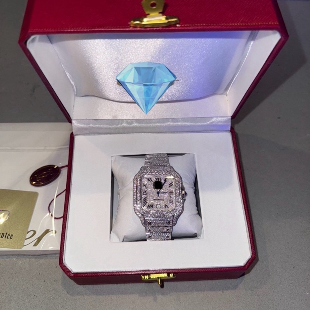 Moissanite watch